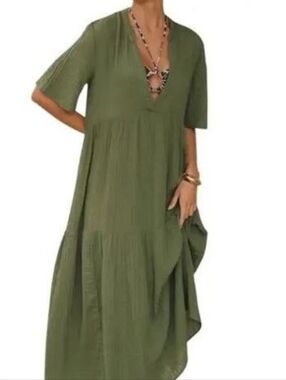 Anthropologie Gauze Dress/coverup